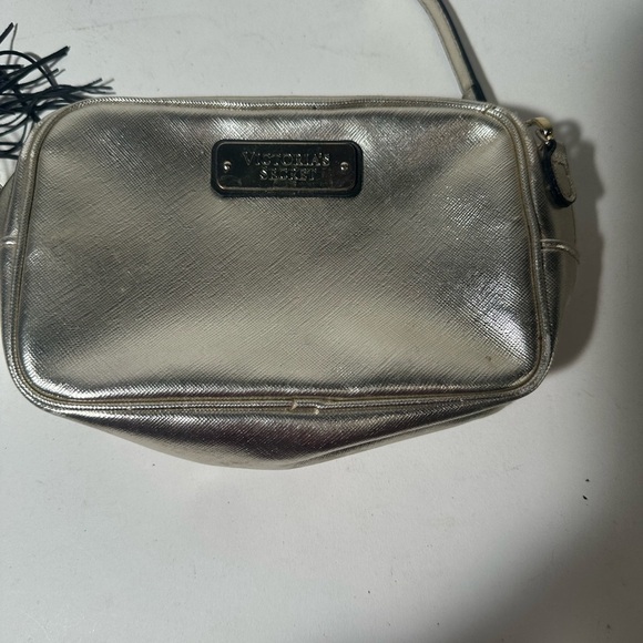 Silver Crossbody Bag with Tassel - Picture 4 of 7